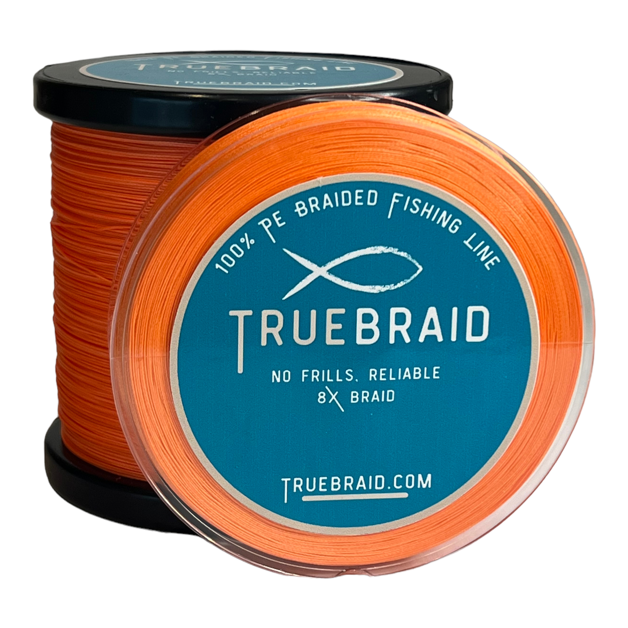 Orange 8 Strand Braid – Tight Line Braid